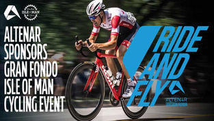 Altenar sponsors Gran Fondo Isle of Man cycling event, John Quaye Chief Financial Officer at Altenar, Paul Phillips Director, Gran Fondo Isle of Man
