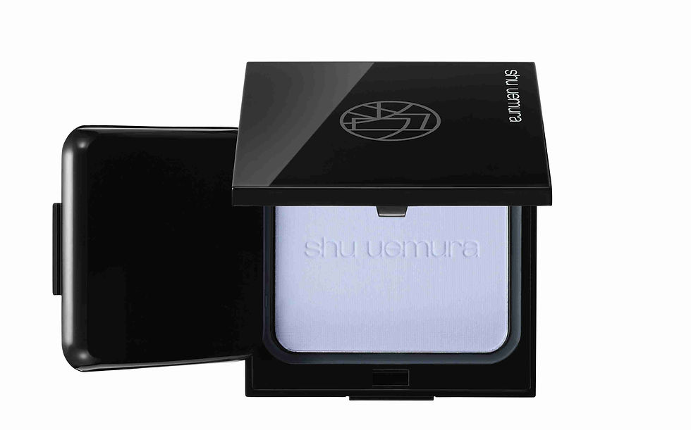 shu uemura 無限修護精華粉餅透明藍調產品照