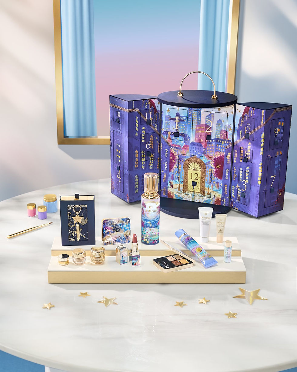 Clé de Peau Beauté 2026 煥曜星願限量聖誕倒數月曆及盒內產品