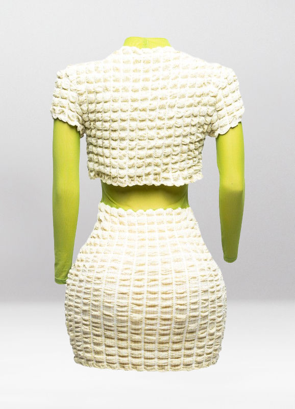 Thumbnail: Pop & Mesh Mini Dress