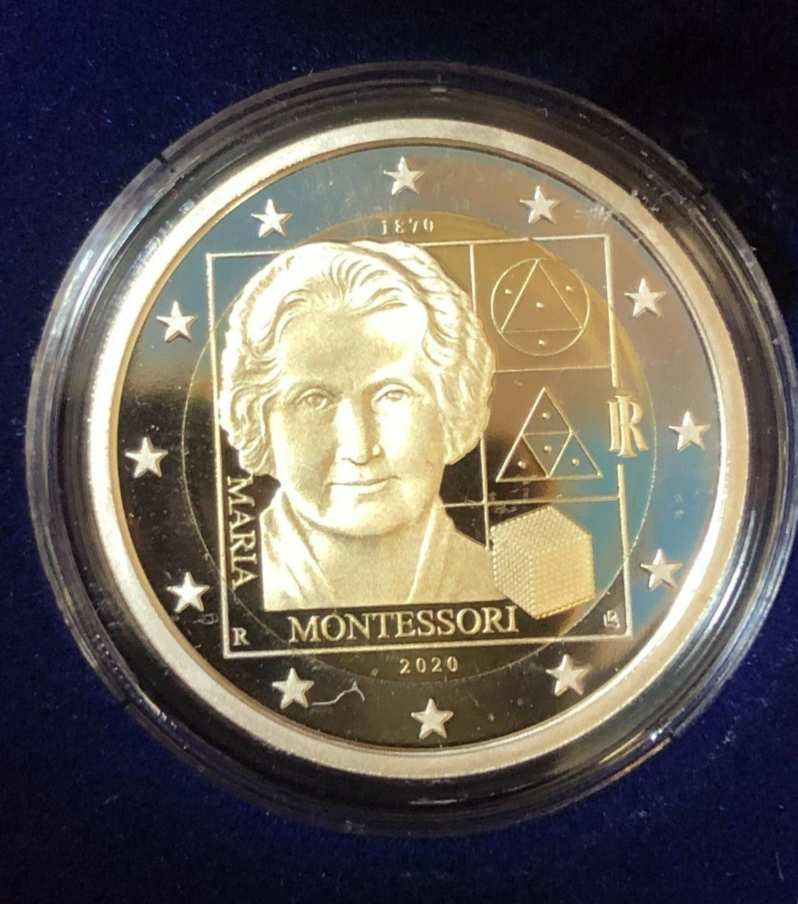 MONETA 2 EURO MARIA MONTESSORI