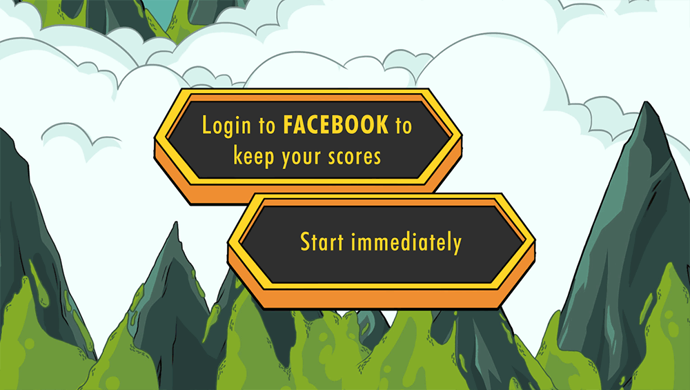 mobile browser game art angbao angpao monkey ninja chinese lunar new year mountains clouds platformer jump slide climb ui elements menu login