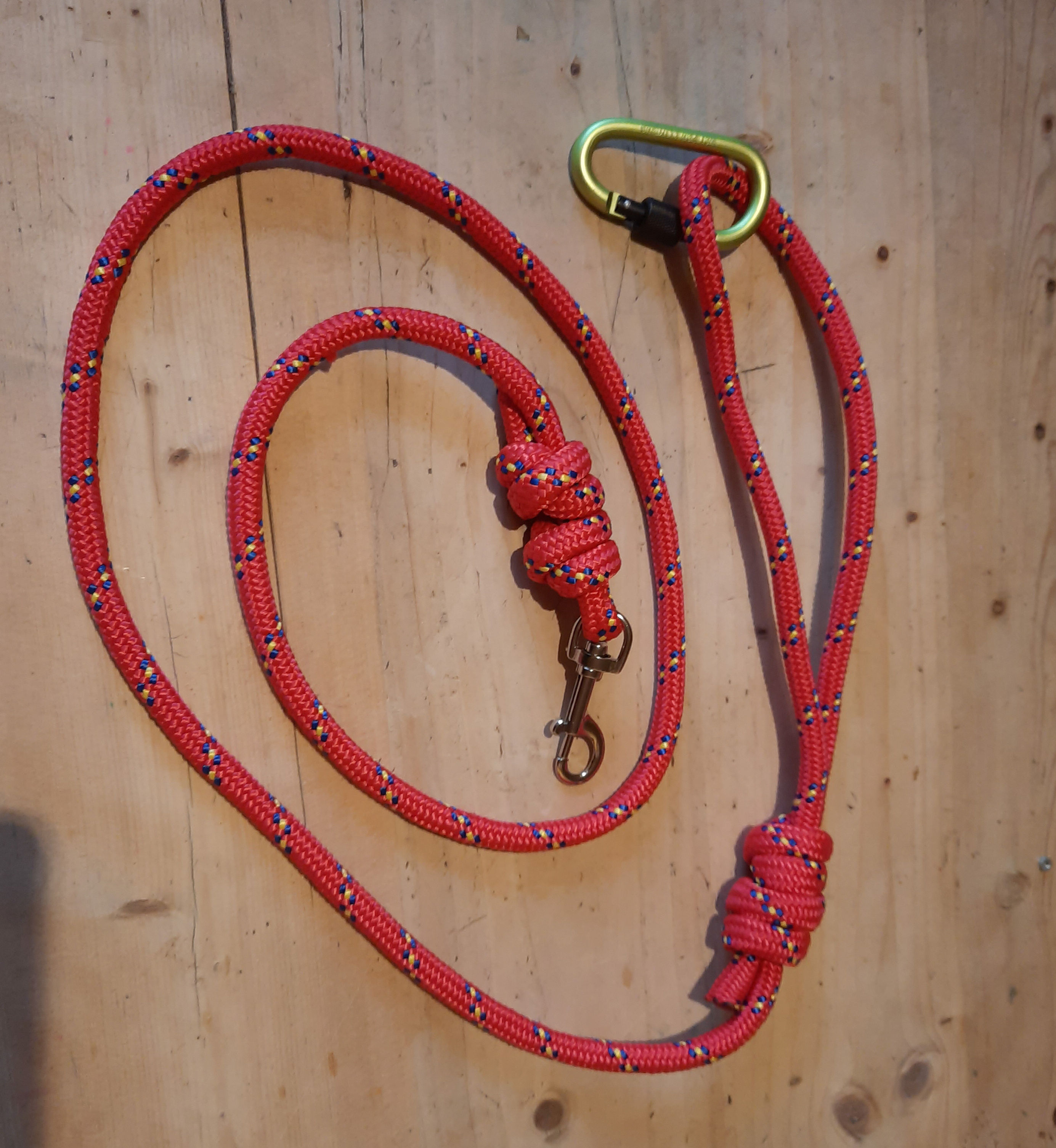 Rope dog lead 160cm (red)