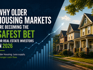 Older housing markets real estate investing 2026 stable residential homes and cash flow strategy