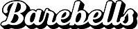 Barebells Logo: Schwarze Schrift auf weißem Hintergrund
