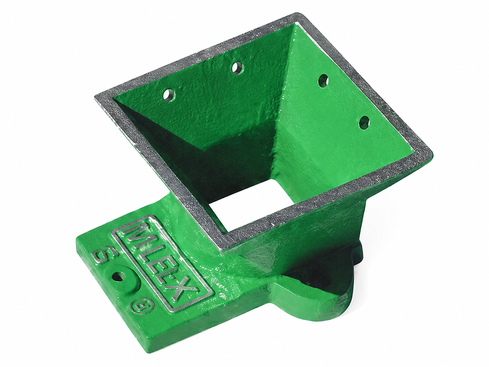 Rice Huller Hopper Seat No.1 (Inlet Spout)