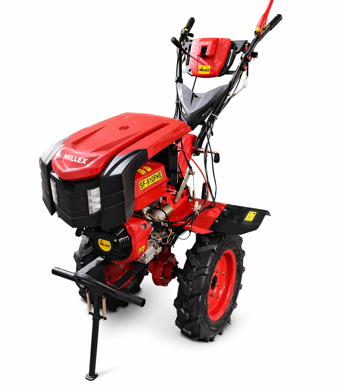 9HP Petrol Engine Agricultural Power Weeder with Headlight and Electric Start
