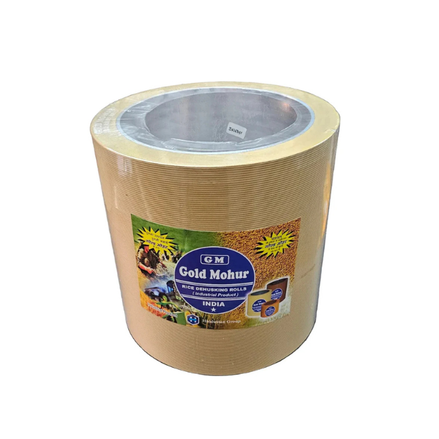 10 inch Dehusking Rubber Roller Gold Mohur (With Aluminium Disc)