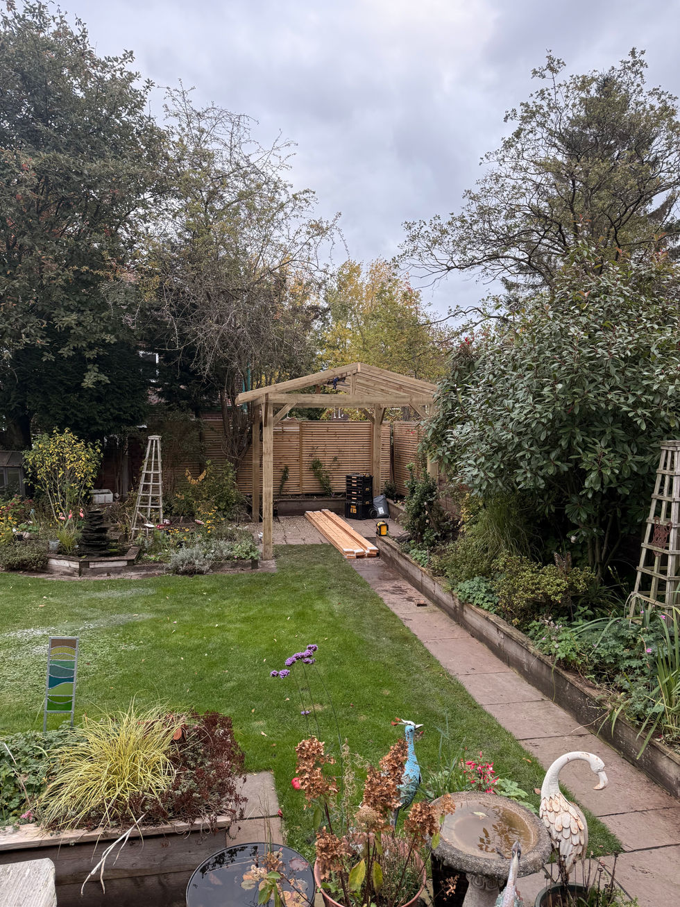 oak style pergola Manchester