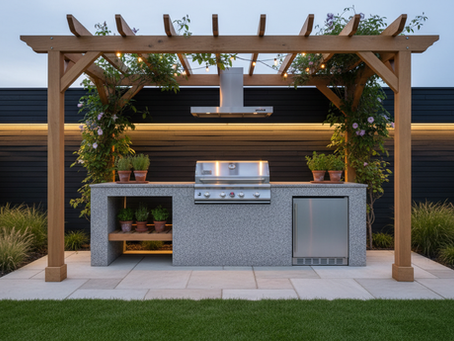 Latest Trends in Outdoor Kitchens BBQ Prep and Fridge Solutions