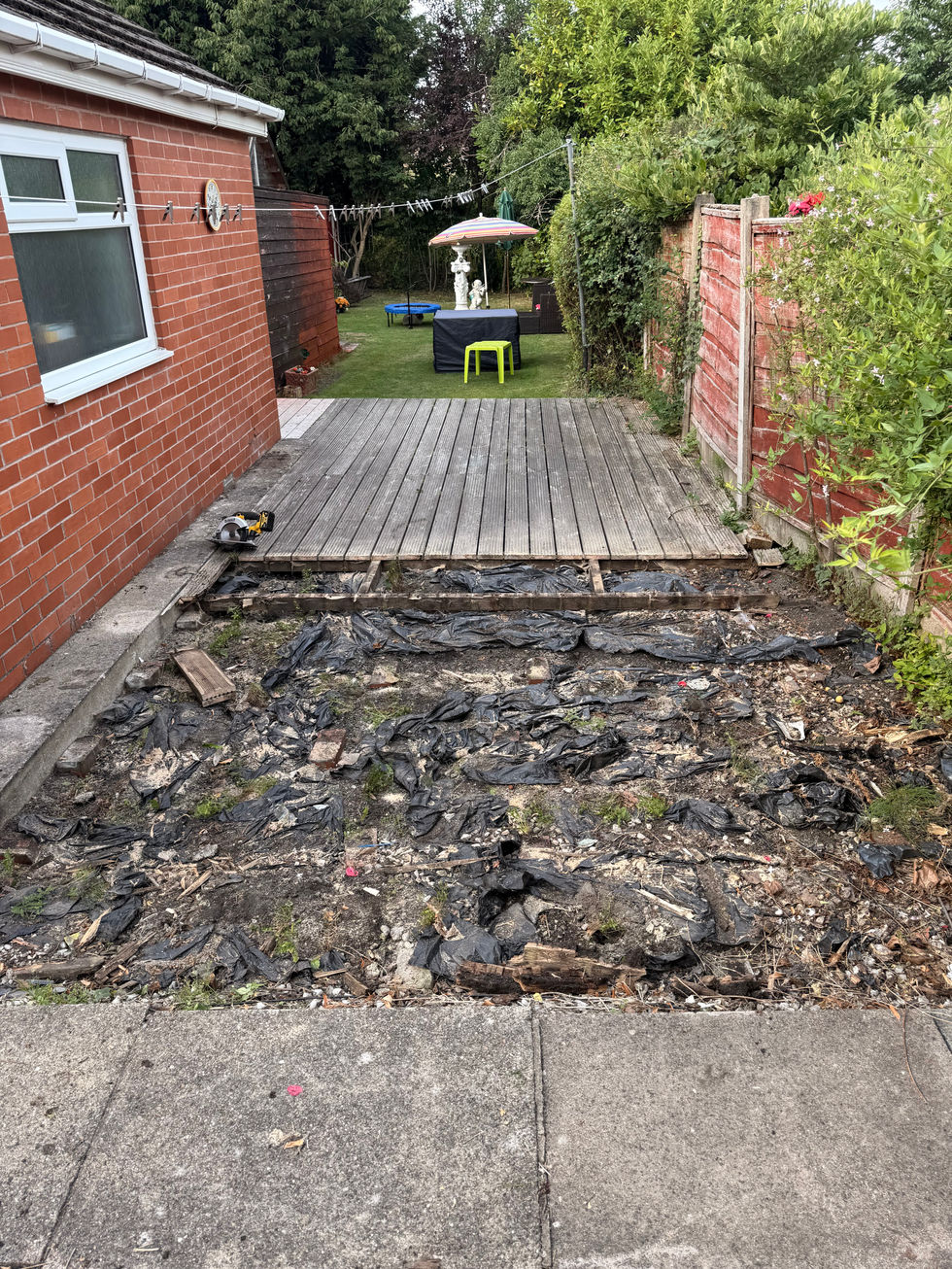 Old Decking in Oldham Out