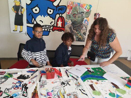 groupe en action