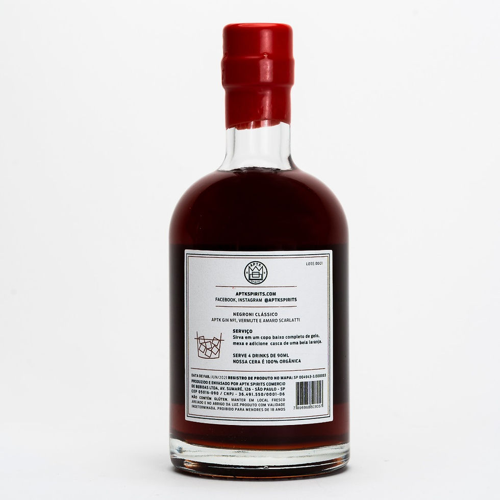 Miniatura: Negroni Clássico Jallas Premium APTK