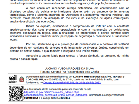 Base Comunitária Móvel na região.