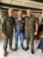 Munir Niss Patriota e Coronel Marcelo Afonso e Coronel Pedro Cardoso