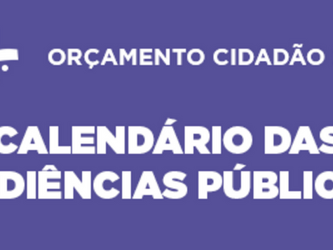 RPM envia proposta ao Orçamento Cidadão 2027 com foco em segurança, zeladoria e participação cidadã