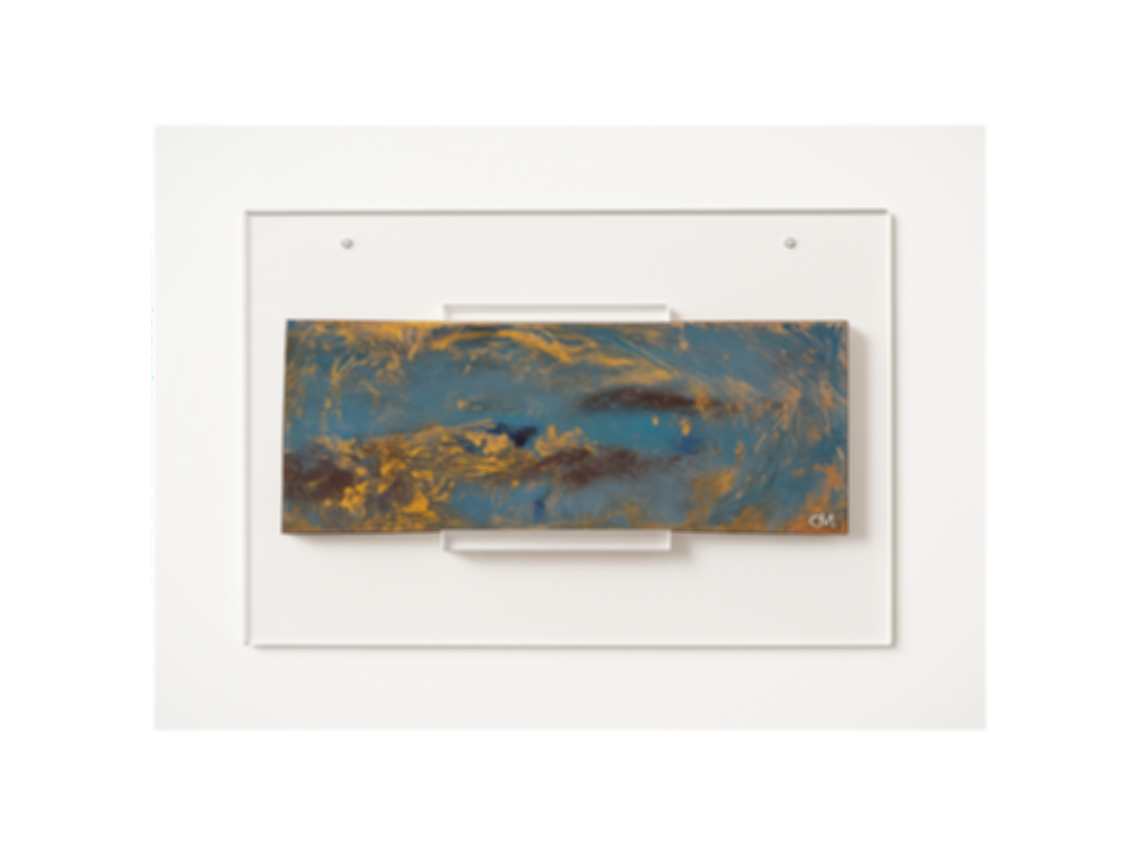 Peinture à l'huile sur verre