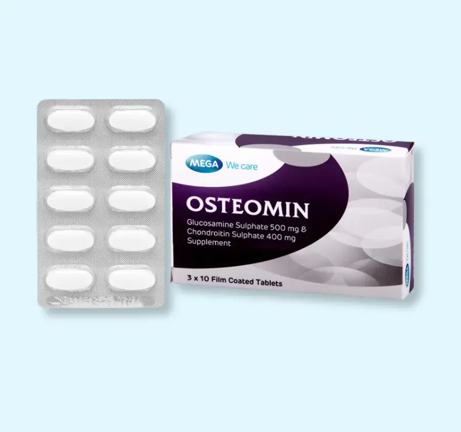 Thumbnail: Osteomin - Glucosamine 500Mg + Chondroitin 400Mg Tabs 30S (Mega)