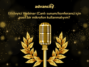 Etkileyici Webinar (Canlı sunum / konferans) için nasıl bir mikrofon kullanmalıyım?