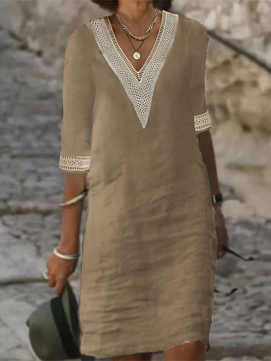 Miniatura: YZ1224 Women's Casual Loose Dress for Fall/Winter
