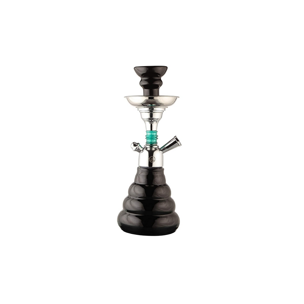 Thumbnail: "Elegant Glass Hookah placed on a table for home use"