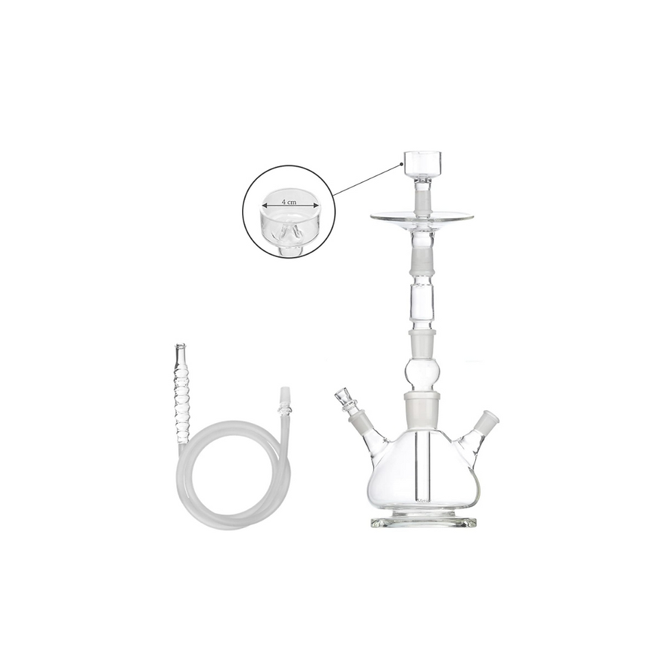 Thumbnail: "Stylish 14 inch borosilicate hookah ideal for home smoking"