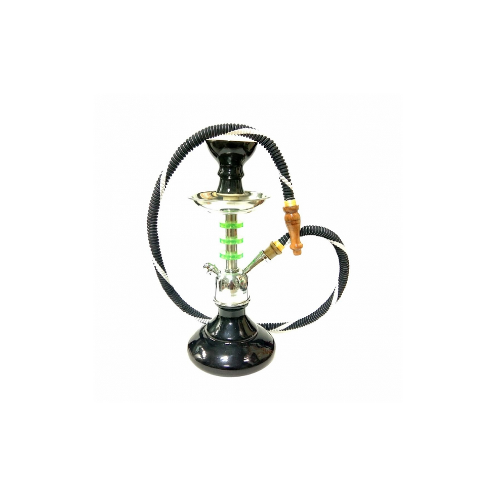 Thumbnail: "Elegant glass hookah with a transparent base and modern design"