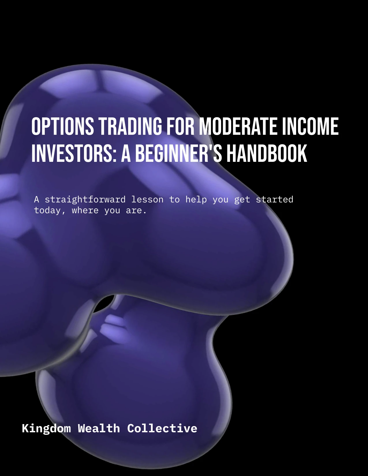 OPTIONS TRADING FOR MODERATE INCOME INVESTORS: A BEGINNER'S HANDBOOK