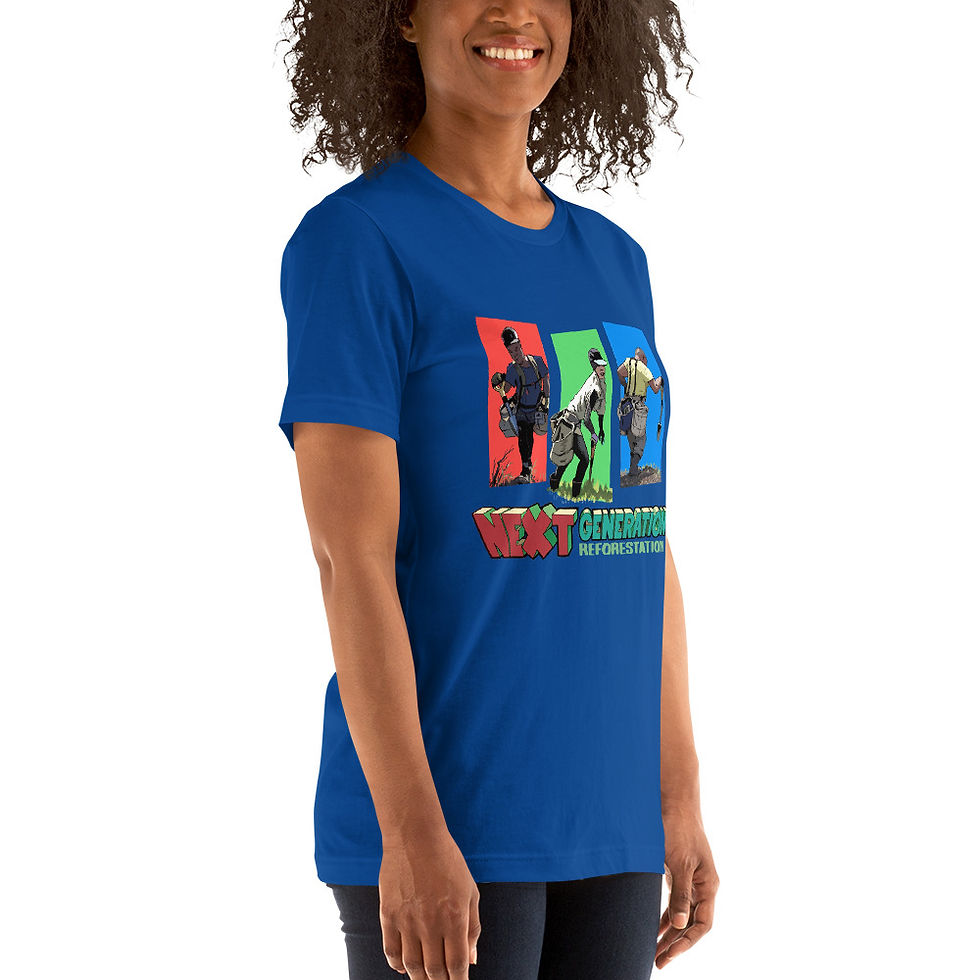 Thumbnail: Unisex Cotton Tee - Graphic Planter Front 
