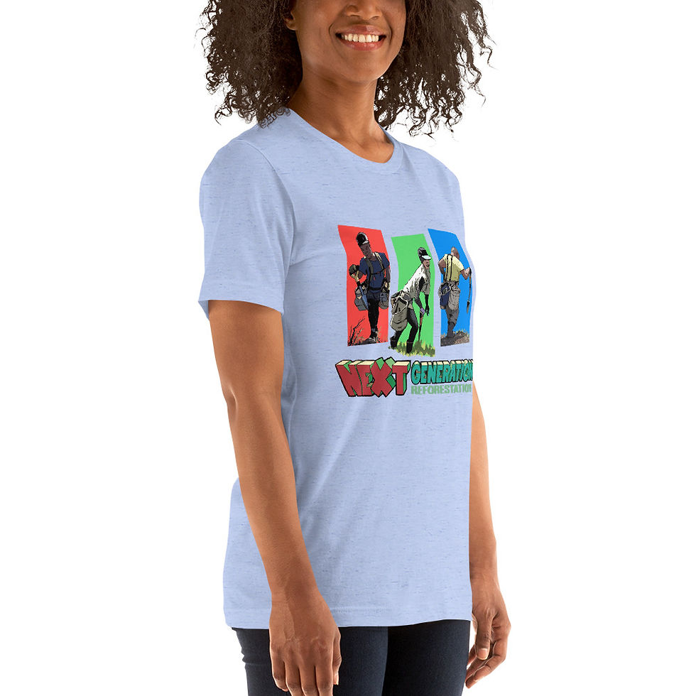 Thumbnail: Unisex Cotton Tee - Graphic Planter Front 