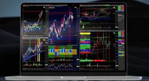 AlgoBox running on NinjaTrader charts