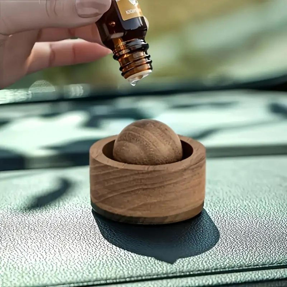 Thumbnail: Natural OAK Spherical Diffusers - Essential Oil Decorative Diffuser