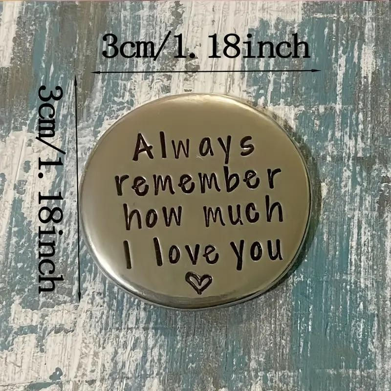 Thumbnail: Handmade Love Token - "Always Remember How Much I Love You",Anniversary Keepsake