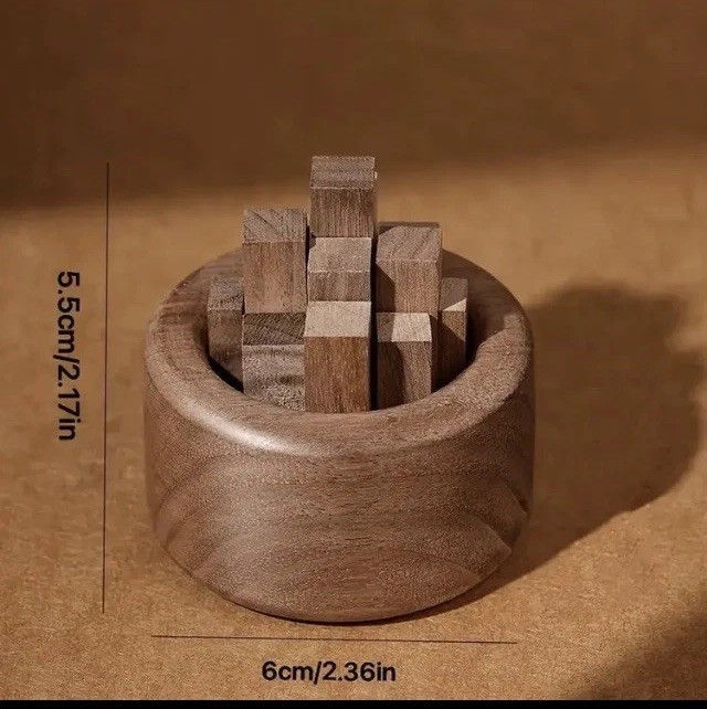 Thumbnail: Wooden Essential Oil Diffuser —Flameless Oil Diffusers— Walnut Dark Wood