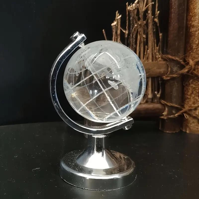 Thumbnail: Crystal Globe Ornament - Collectable Ornament or Desktop item - Great gift