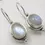 Thumbnail: Moonstone Long Drop Dangle Earrings - Oval Shape - supplied ready to gift