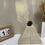 Thumbnail: Pair of Travertine Bookends Natural Marble Triangular Modern