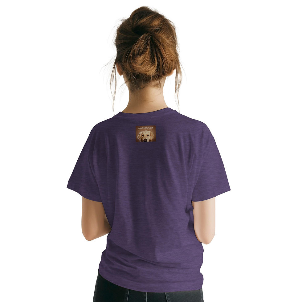 Thumbnail: Golden Retriever T-Shirt - "What a Beautiful World" - Soft Cotton like Twyla's