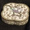 Thumbnail: Vintage Chinese Cloisonné Enamel Gilt Trinket Pill Box / Pot Birds Bird Design