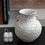 Thumbnail: Farmhouse Ceramic Vase - Beige/Floral, Farmhouse, Rustic Charm, Textured Surface