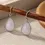 Thumbnail: Rainbow Moonstone Handmade Earring - Pear Shape - supplied ready to gift