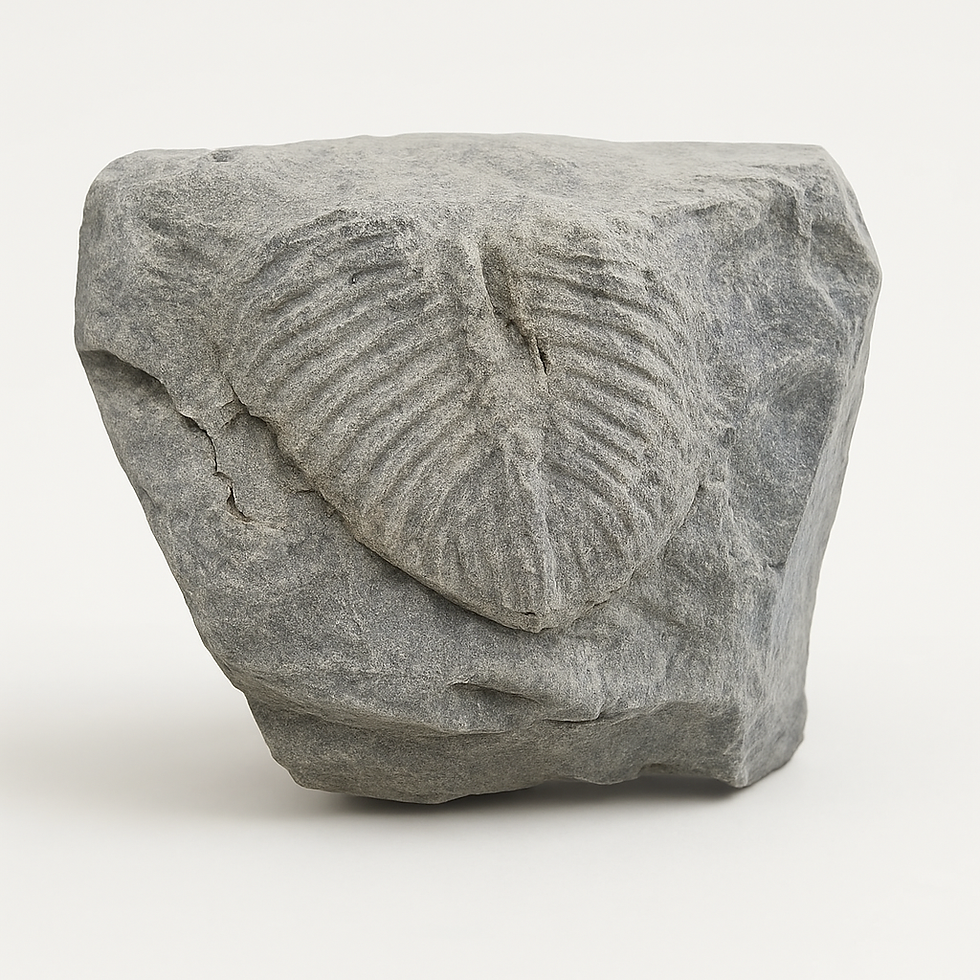 Replica Trilobite Fossil Specimen, Weathered Grey Display Piece - InspiredByTwyla