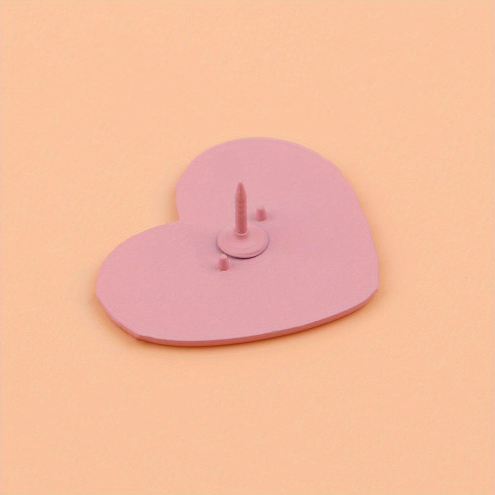 Thumbnail: 'Dog Mum' Pink Heart with paw print Enamel Badge