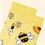 Thumbnail: Socks with Sunflower and Bee Design - Vibrant Yellow, Comfortable Knit Fabric