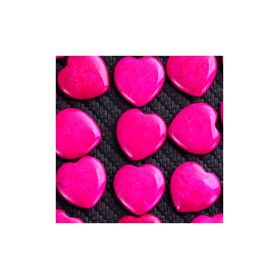 Thumbnail: Pink to Red Gradient Rose Quartz Heart Crystal 20mm Love Healing Gemstone