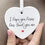 Thumbnail: “I Hope You Know How Much You Are Loved" Acrylic Heart Hanging Ornament