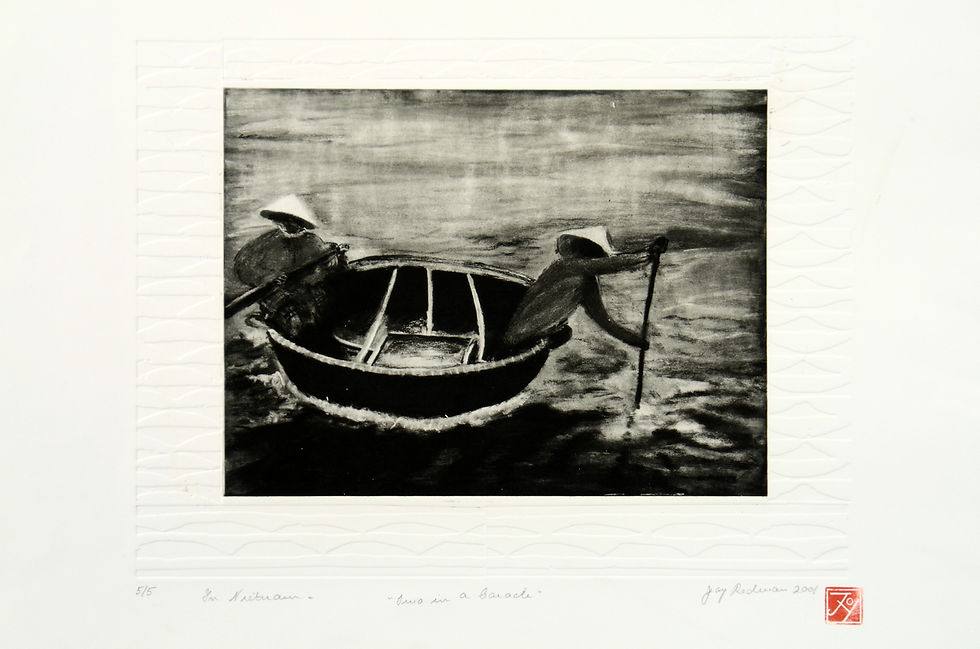 Two in a coracle