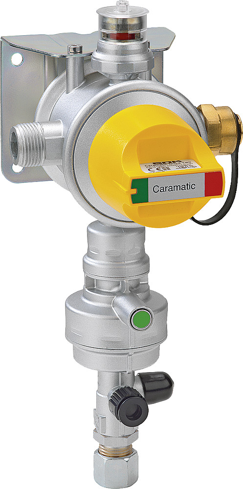 Gasdruck-Regleranlage Caramatic DriveTwo vertikal 1,5 kg/h