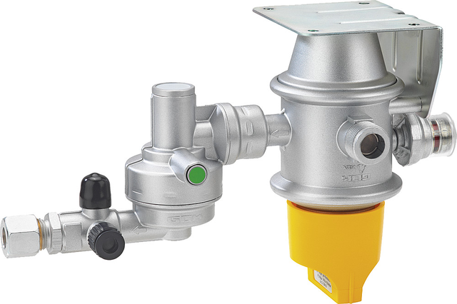 Gasdruck-Regleranlage Caramatic DriveTwo horizontal 1,5 kg/h