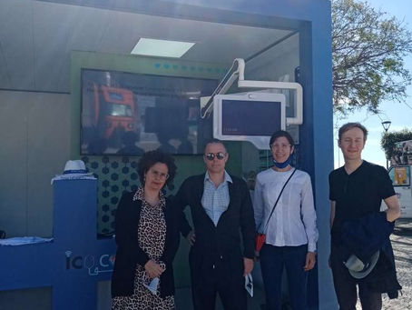 Clinical team from the Vienna University Hospital visit under the scope of the ICU4COVID project